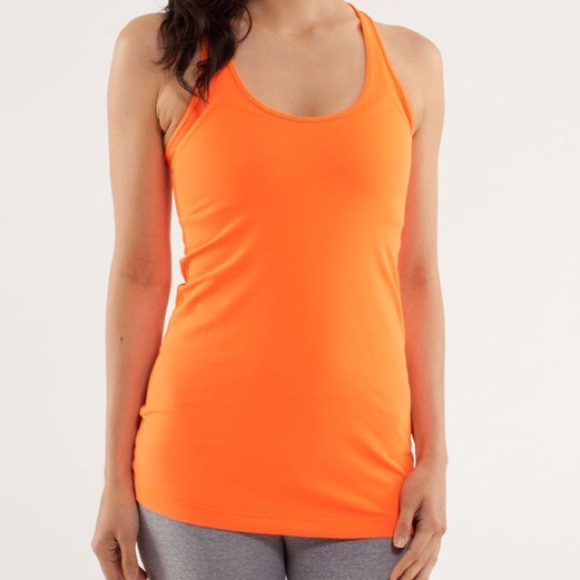 lululemon athletica Tops - Lululemon Orange Racerback Tank